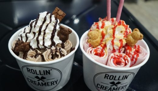 目の前でくるくるアイスを作ってもらえるのが楽しいRollin’ Creamery