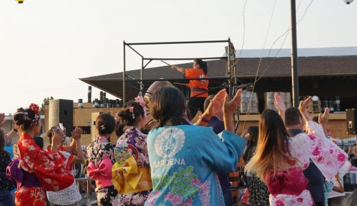 盆踊り大会 in OC。屋台フードやゲームコーナーもあるほのぼのしたお祭り【Obon Festival】