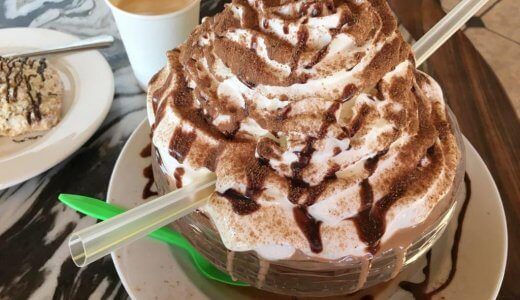 【Sweet Elle Cafe】のFrozen Hot Chocolateは巨大で思わず笑っちゃうwww