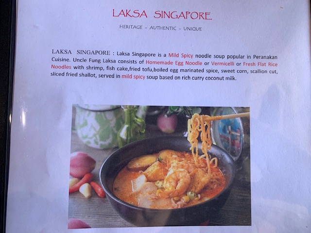 シンガポール現地より美味しい ラクサにはまった Uncle Fung Artisan Noodle Taekoのocへいこう